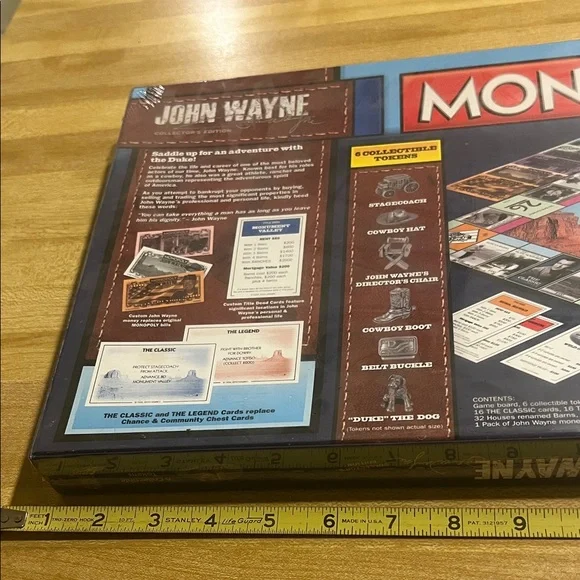 ( 0375 ) Monopoly John Wayne Collector's Edition Board Game - Picture 7 of 12